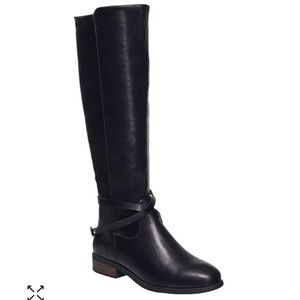 NWT H Halston Women's Santiago Tall Riding Calf Boots - Size 8